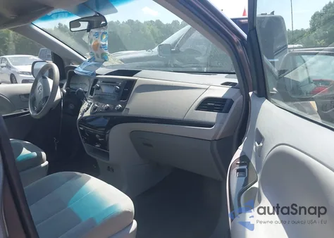 2012 Toyota Sienna Base V6 7 Passenger from USA, damaged, VIN 5TDZK3DC7CS267936